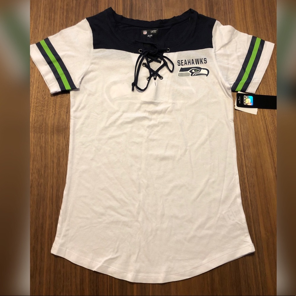 20%off bundles of 2! Seahawks Lace-Up Shirt